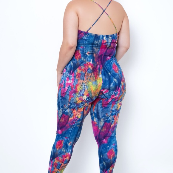 Plus Size Power Surge Jumpsuit - Picture 2 of 2